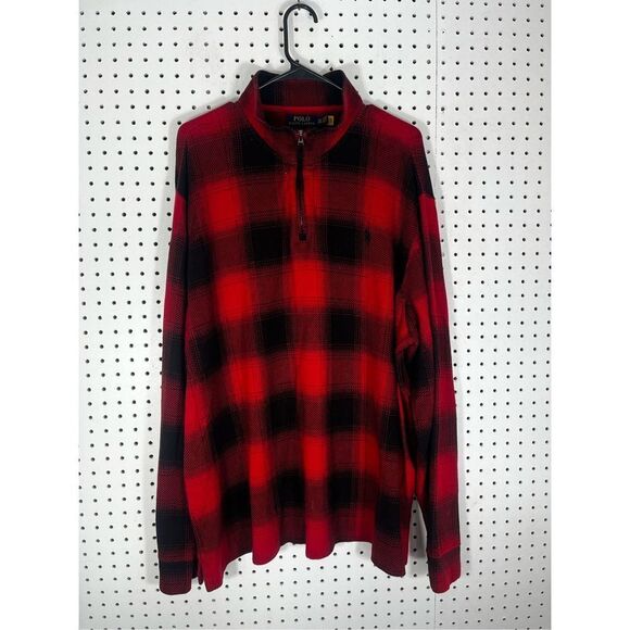 Polo Ralph Lauren plaid pullover sweatshirt - Picture 1 of 5